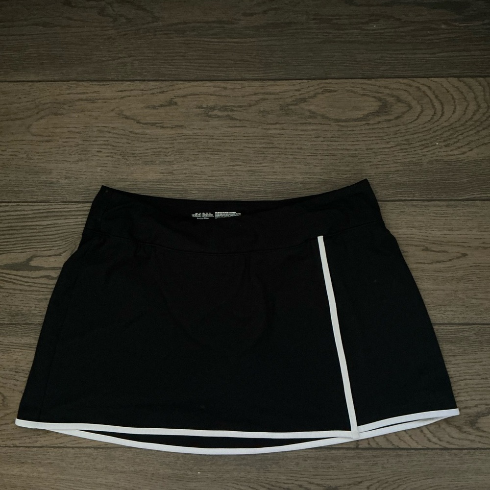 Wild Fable Black High Low Skirt